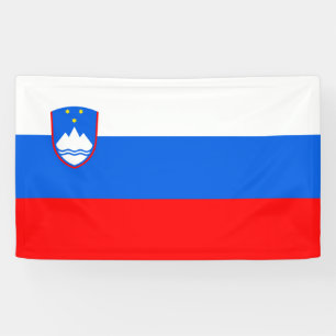 Sloveense vlag spandoek