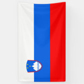 Sloveense vlag spandoek (Verticaal)