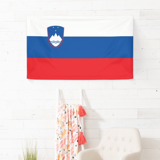 Sloveense vlag spandoek (Insitu)