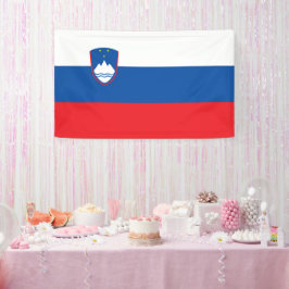 Sloveense vlag spandoek