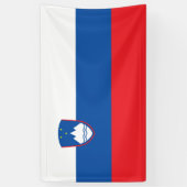 Sloveense vlag spandoek (Verticaal)