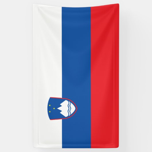 Sloveense vlag spandoek (Verticaal)
