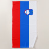 Sloveense vlag strandlaken (Voorkant)