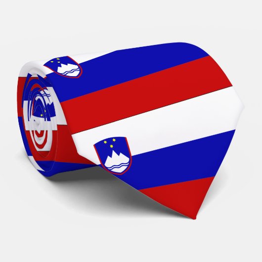 Sloveense vlag stropdas (Opgerold)