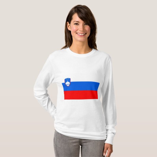 Sloveense vlag t-shirt (Voorkant volledig)