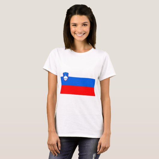 Sloveense vlag t-shirt (Voorkant volledig)