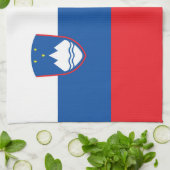Sloveense vlag theedoek (Gevouwen)