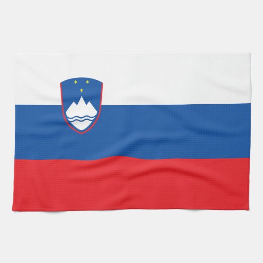 Sloveense vlag theedoek (Horizontaal)