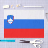 Sloveense vlag tissuepapier (Craft)