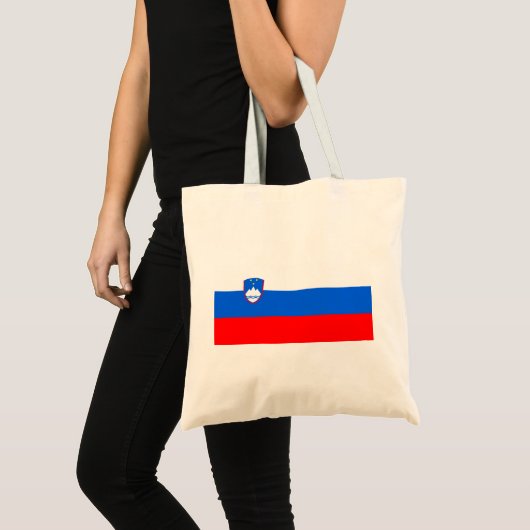 Sloveense vlag tote bag (Voorkant (product))