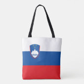 Sloveense vlag tote bag (Achterkant)