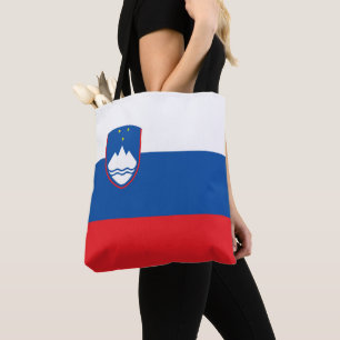 Sloveense vlag tote bag