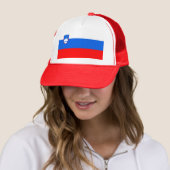 Sloveense vlag trucker pet (In situ)