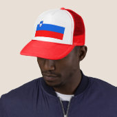 Sloveense vlag trucker pet (In situ)