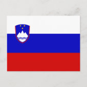 Sloveense vlag, vlag van Slovenië Briefkaart (Voorkant)