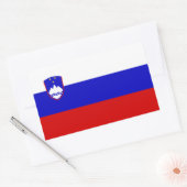 Sloveense vlag, vlag van Slovenië Rechthoekige Sticker (Envelop)