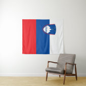 Sloveense vlag wandkleed (In Situ (horizontaal))