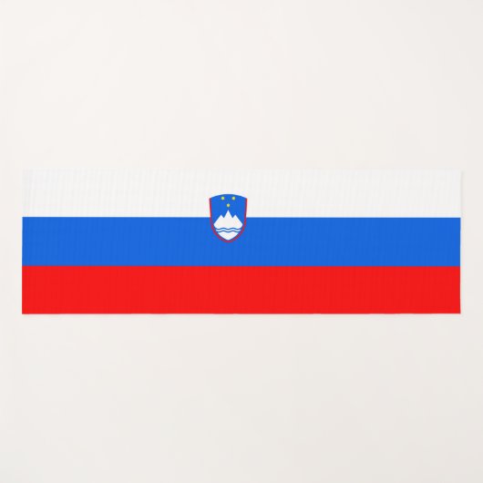 Sloveense vlag yogamat (Voorkant (horizontaal))