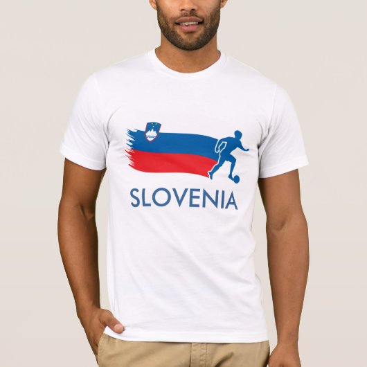 Sloveense voetbalvlag t-shirt (Voorkant)
