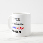 sloveense vrouwen koffiemok (Voorkant links)