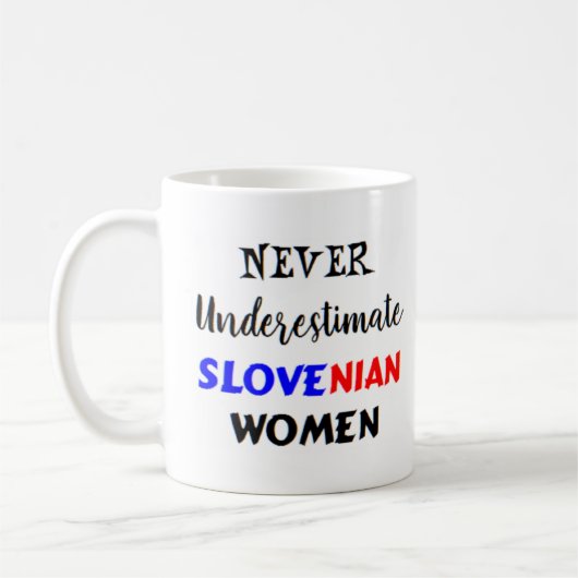sloveense vrouwen koffiemok (Links)