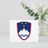 Sloveense wapenstilstand Briefkaart (Staand voorkant)