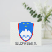 Sloveense wapenstilstand briefkaart (Staand voorkant)