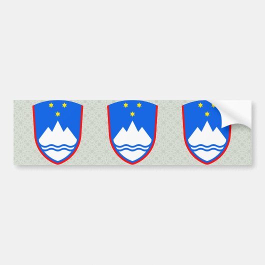 Sloveense wapenstilstand bumpersticker (Voorkant)