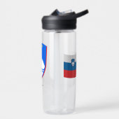 Sloveense wapenstilstand, vlag, Slovenië Waterfles (Links)