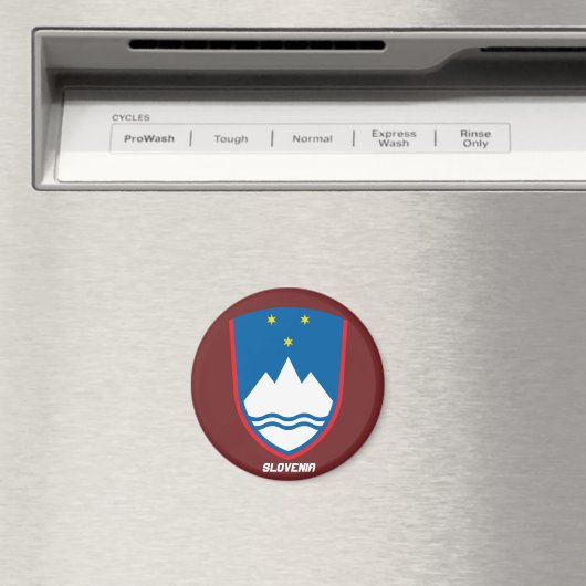 Slovenia Coat of Arms Magnet (Insitu (Vaatwasser))