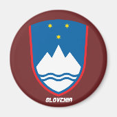 Slovenia Coat of Arms Magnet (Voorkant)