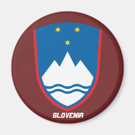Slovenia Coat of Arms Magnet