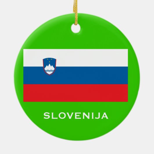 SLOVENIA * Crest Ornament Slovenski Božični Okrase (Achterkant)