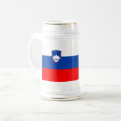 Slovenia Flag Bierpul (Voorkant links)