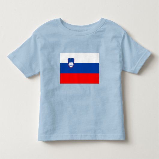Slovenia Flag Kinder Shirts (Voorkant)