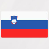 Slovenia Flag Labels (Design 2)