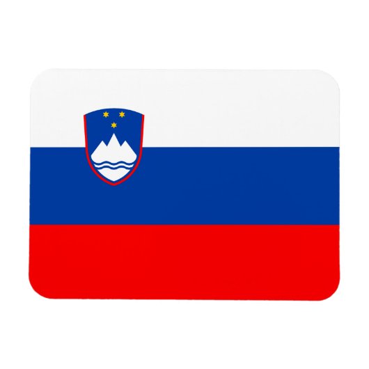 Slovenia Flag Magneet (Horizontaal)