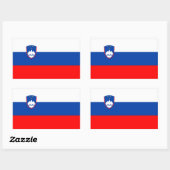 Slovenia Flag Rechthoekige Sticker (Vel)