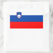 Slovenia Flag Rechthoekige Sticker (Tas)