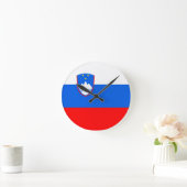 Slovenia Flag Ronde Klok (Huis)