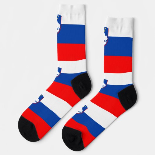 Slovenia Flag Sokken (Links)