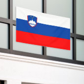 Slovenia Flag Spandoek (Buitenkant Gebouw)