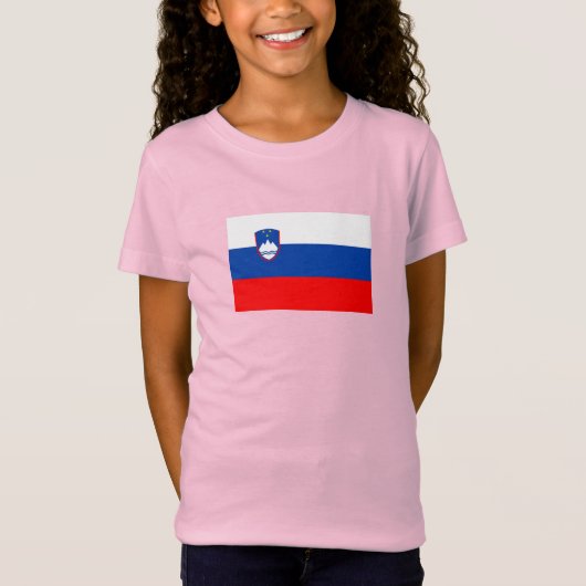 Slovenia Flag T-shirt (Voorkant)