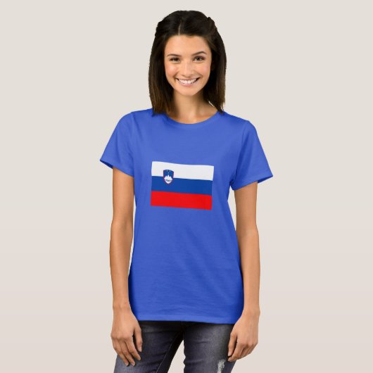 Slovenia Flag T-shirt (Voorkant volledig)