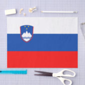 Slovenia Flag Tissuepapier (Craft)