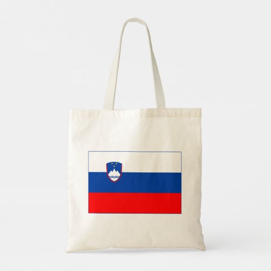 Slovenia Flag Tote Bag (Achterkant)