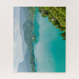 Slovenia Jigsaw Puzzle - Lake Bled from castle Legpuzzel