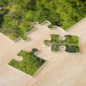 Slovenia Jigsaw Puzzle - Lake Bled from castle Legpuzzel (Zijkant)