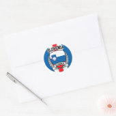 Slovenia Ronde Sticker (Envelop)