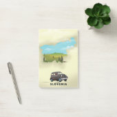 Slovenië Afbeelding van kaartreisposter Post-it® Notes (Kantoor)
